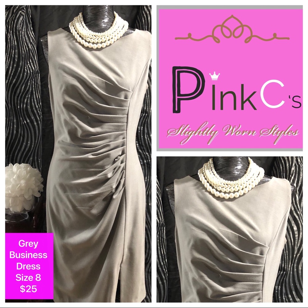 Gray Business Dress